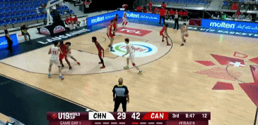加拿大国家队在比赛中碾压对手